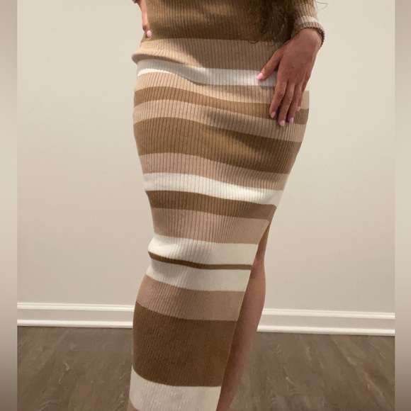 Midi Dress for Neutral Lovers 🤎 “You’re My Fave” Sweater Dress by Fashion Nova - Picture 6 of 13